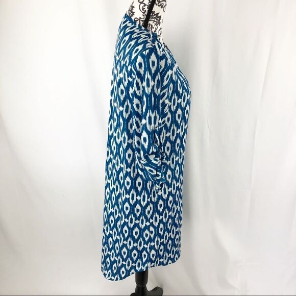 Anthropologie Maeve Frequencies Ikat Midi Dress - Picture 4 of 8